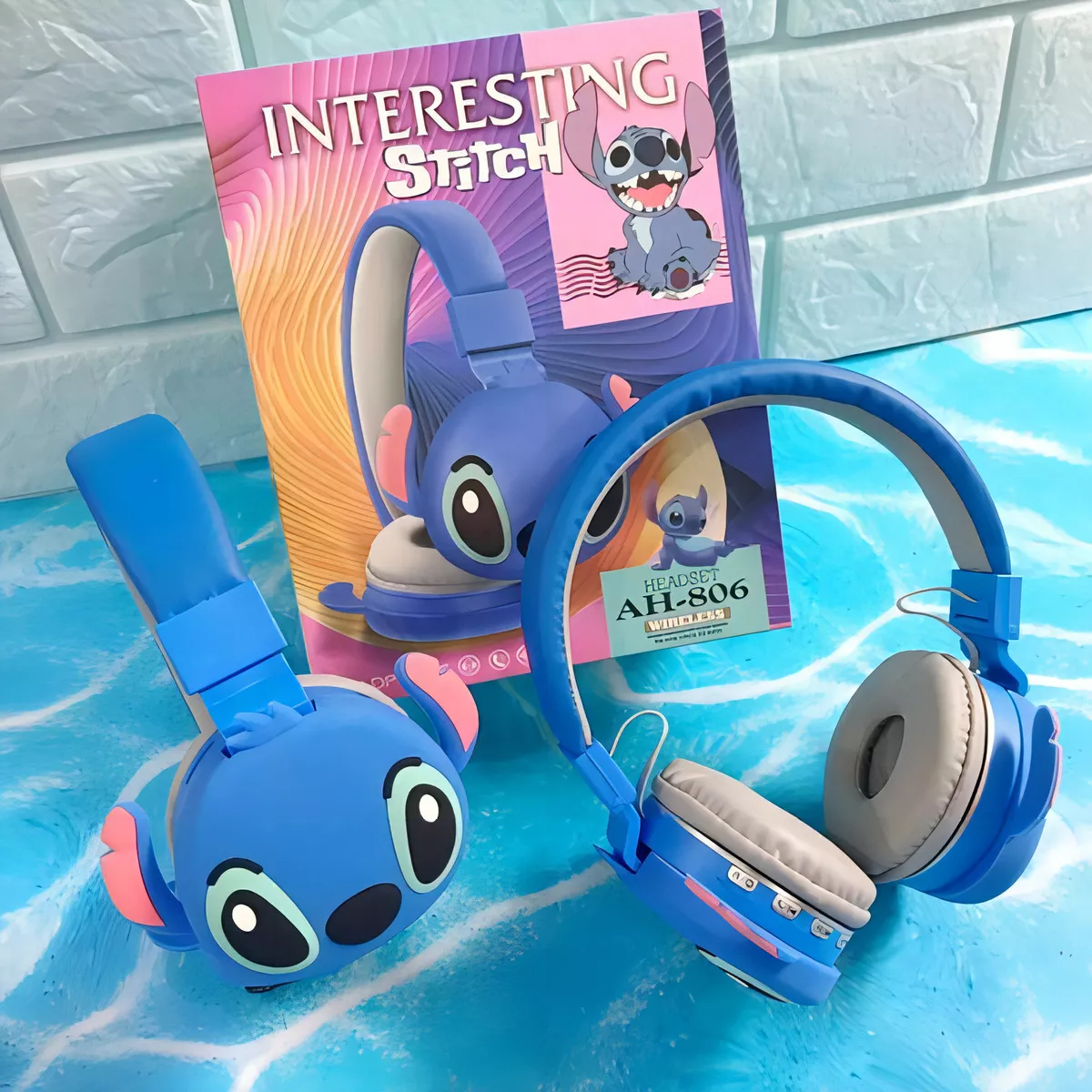 Auriculares Bluetooth con Diseño de Stitch para Niños