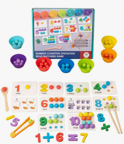 ✨Juego de Motricidad Fina y Matemáticas Montessori ✨